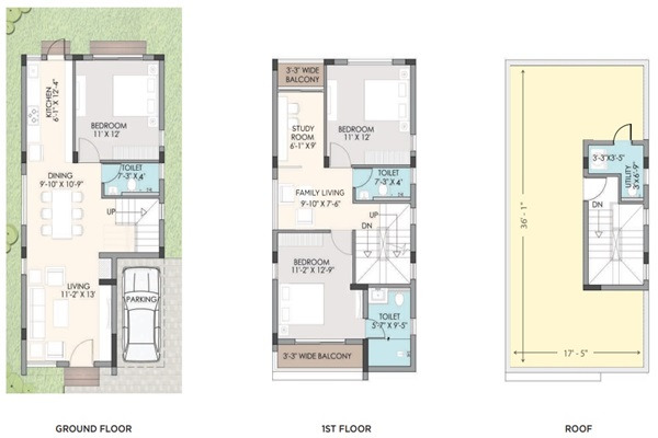 Unimark Bungalow Bari Layout Image