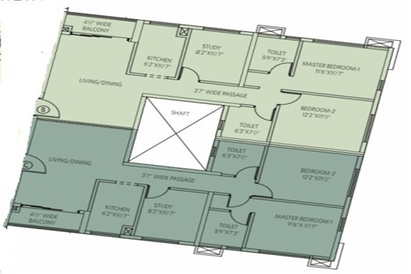 Siddha Sky Layout Image