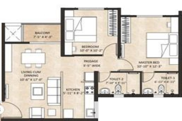 Shapoorji Pallonji Joyville Western Heights Layout Image