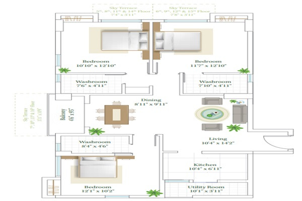 Eden Tattvam Layout Image