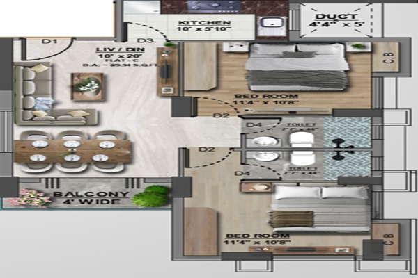 Eco Crest Layout Image