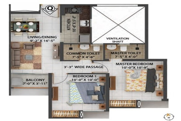 Merlin Rise Layout Image