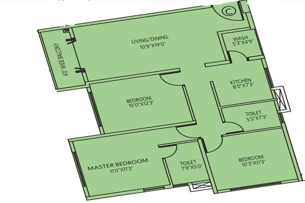 Siddha Happyville Layout Image