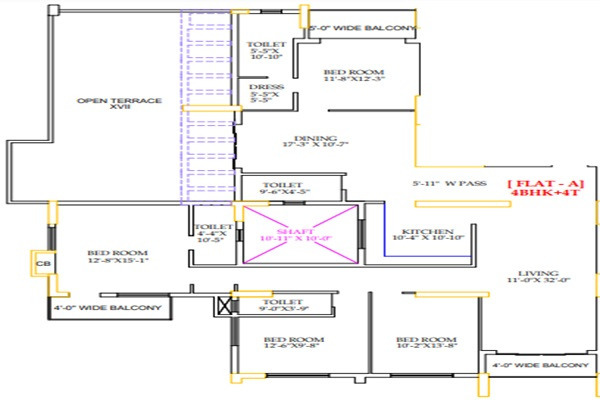 Ora heights Layout Image