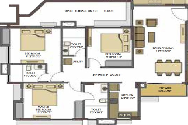 Salarpuria Suncrest Layout Image