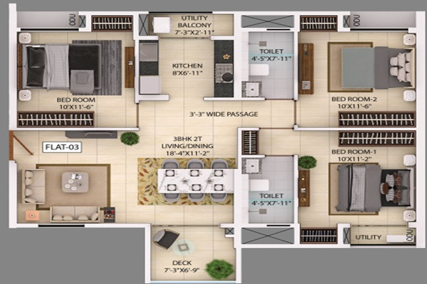 Srijan Optima Layout Image