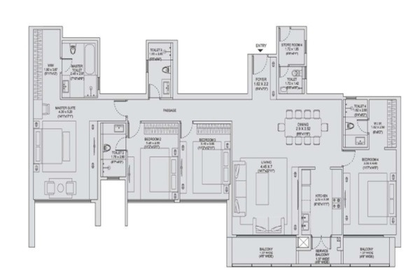 TATA 88 East Layout Image