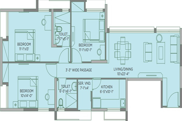 Sugam Morya Layout Image