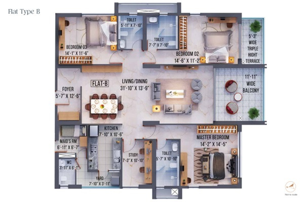 Merlin Niyasa Layout Image