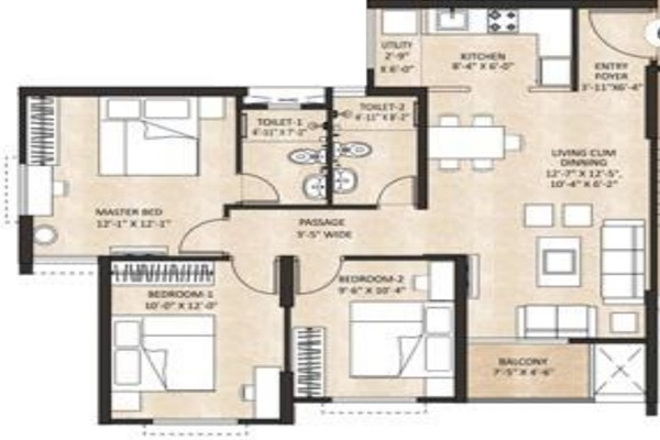 Shapoorji Pallonji Joyville Western Heights Layout Image