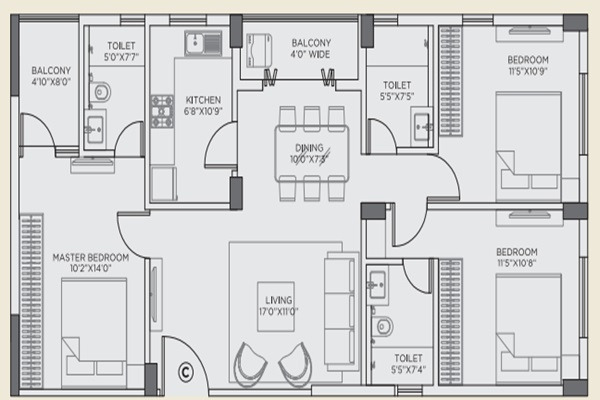 Nirmala Nevada Layout Image