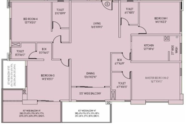 Siddha Sky Layout Image