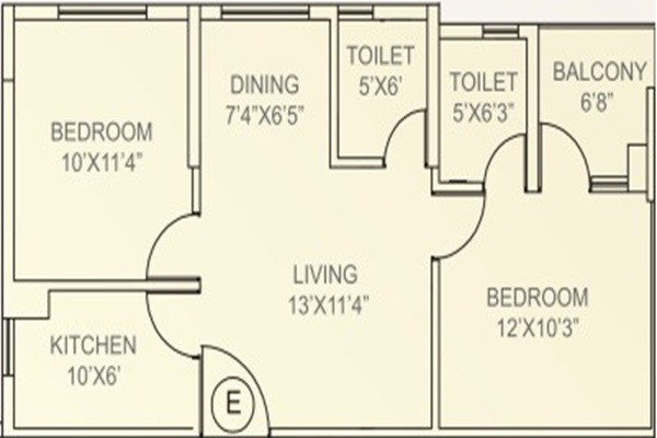 Mani Casa 2 Layout Image