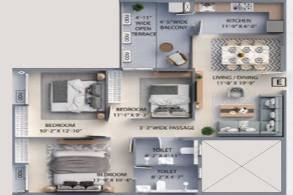 F Residences Layout Image