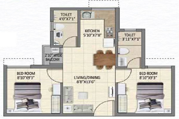 Shriram Sunshine 2 Layout Image