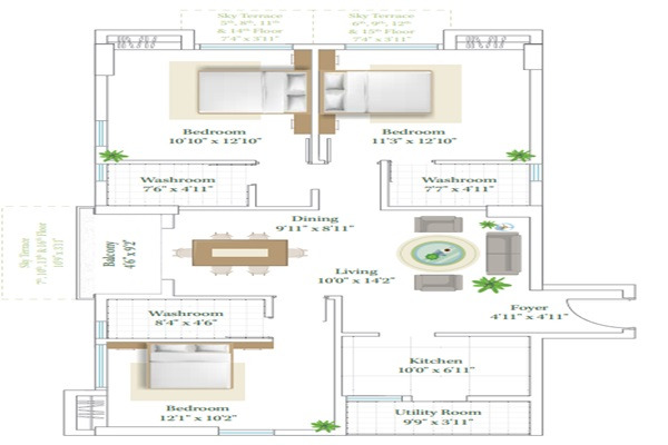 Eden Tattvam Layout Image