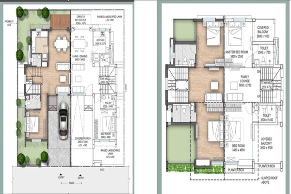 Shrachi Newtown Villas Layout Image