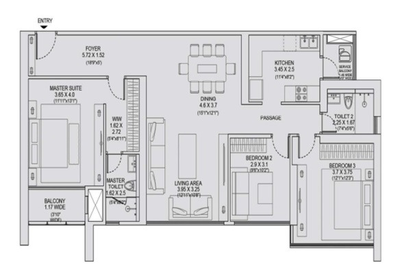 TATA 88 East Layout Image