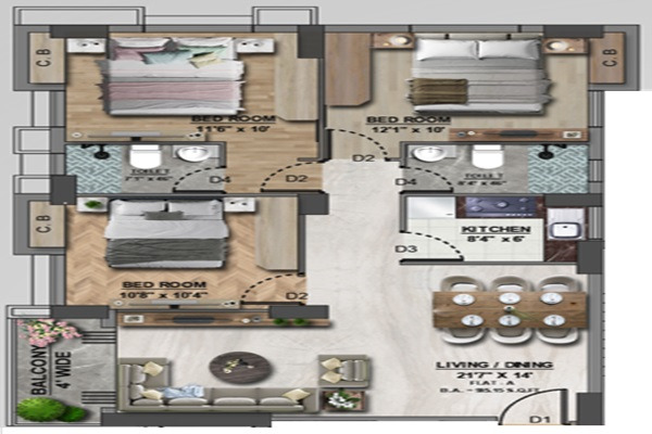 Eco Crest Layout Image