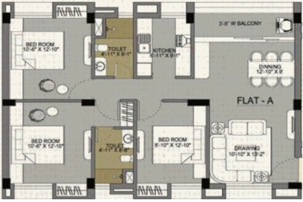 Vedic Sanjeeva Shree Layout Image