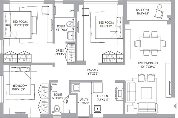 PS Jiva Homes Layout Image