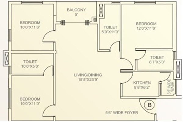 Mani Casa 2 Layout Image