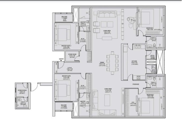 TATA 88 East Layout Image