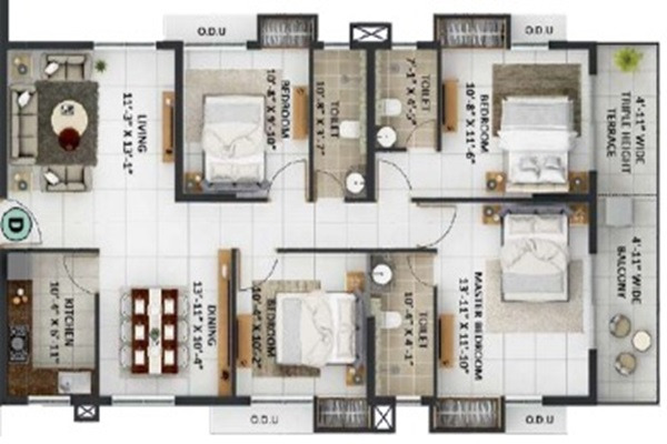 Merlin Avana Layout Image