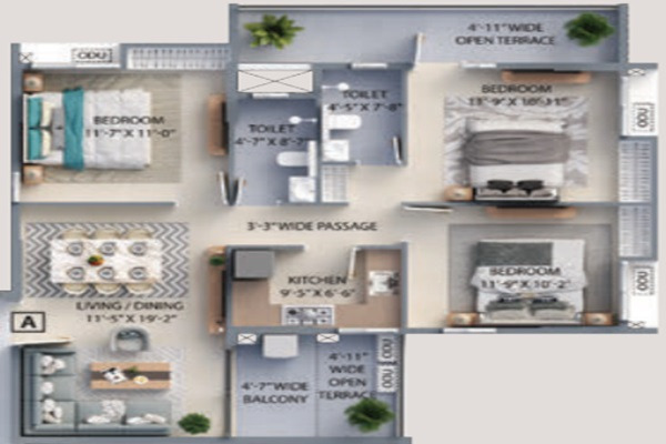 F Residences Layout Image