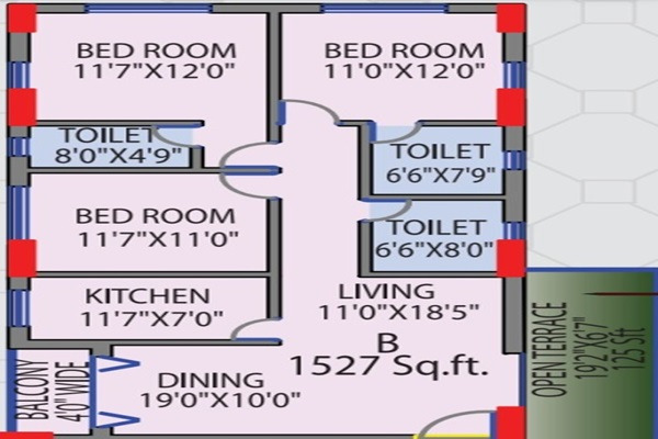 Alcove Regency Layout Image