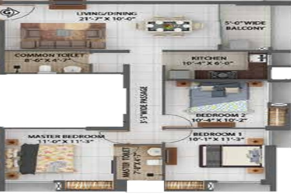 Merlin Rise Layout Image