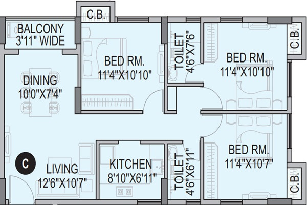 Orbit Tarang Layout Image