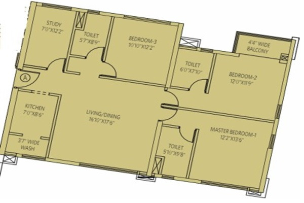 Siddha Sky Layout Image