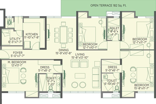 Sugam Morya Layout Image