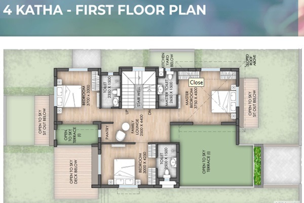 Shrachi Newtown Villas Layout Image