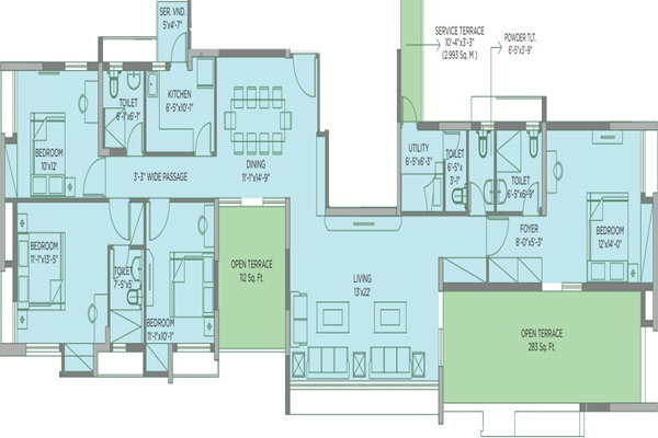 Sugam Morya Layout Image