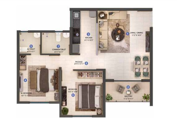 Shapoorji Pallonji Joyville Western Heights Layout Image