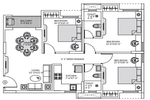 Purti Aroma Layout Image