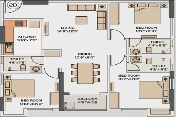 Srijan Laguna Bay Layout Image