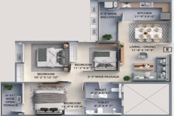 F Residences Layout Image