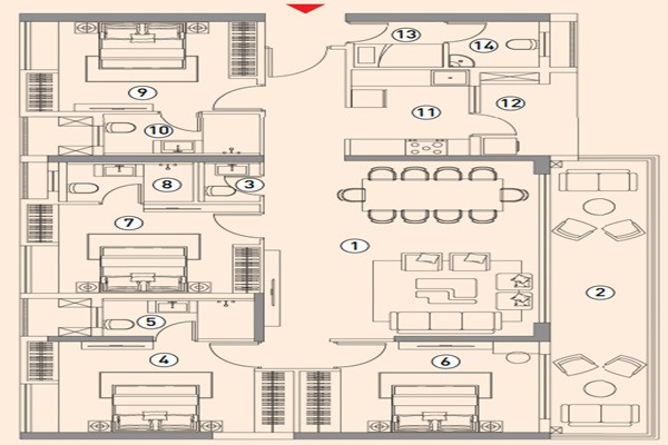 Purti Varanda Layout Image