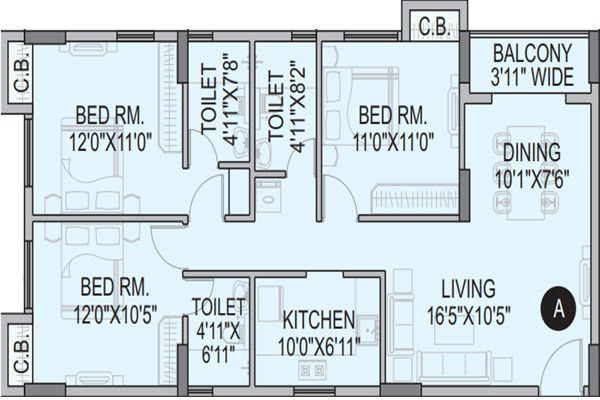 Orbit Tarang Layout Image