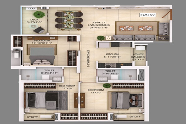 Srijan Optima Layout Image