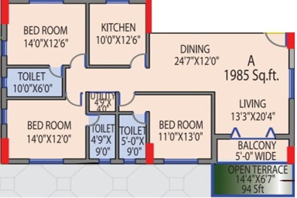 Alcove Regency Layout Image