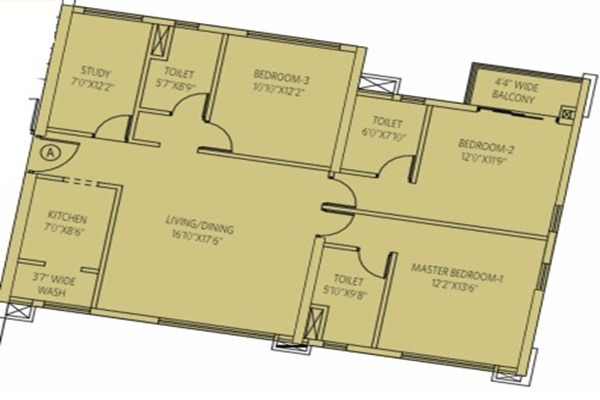 Siddha Sky Layout Image