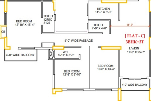 Ora heights Layout Image