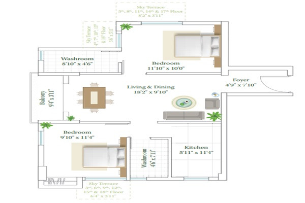 Eden Tattvam Layout Image