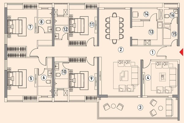 Purti Varanda Layout Image