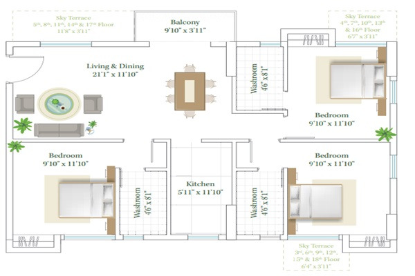 Eden Tattvam Layout Image