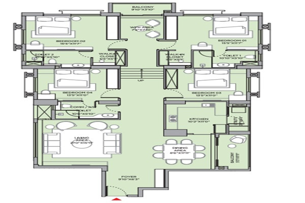 Srijan Town Square Layout Image